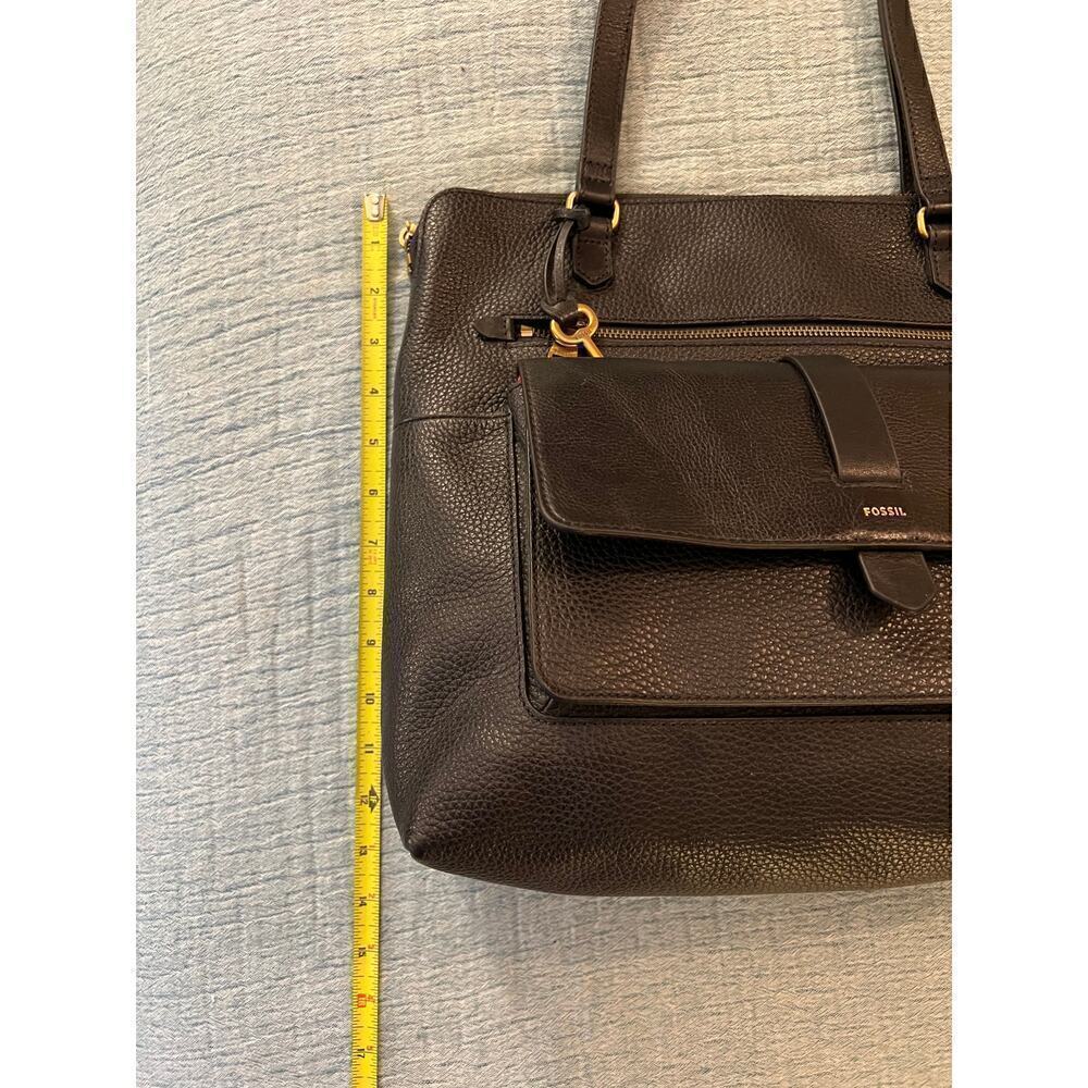 Fossil Kinley Tote Black pebbled leather. Excellent condition. - Picture 5 of 9